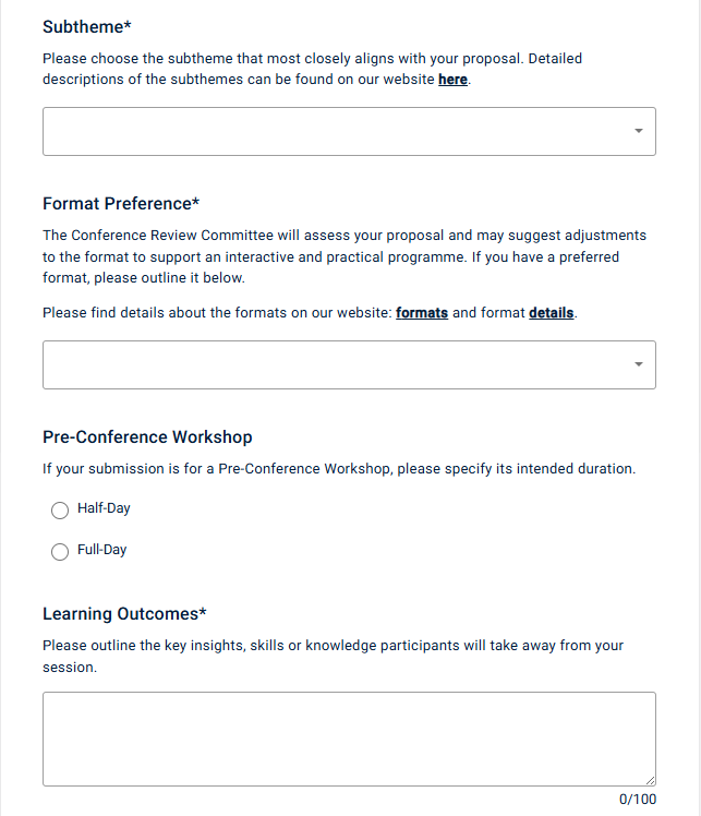 Call for Proposal Preview 2